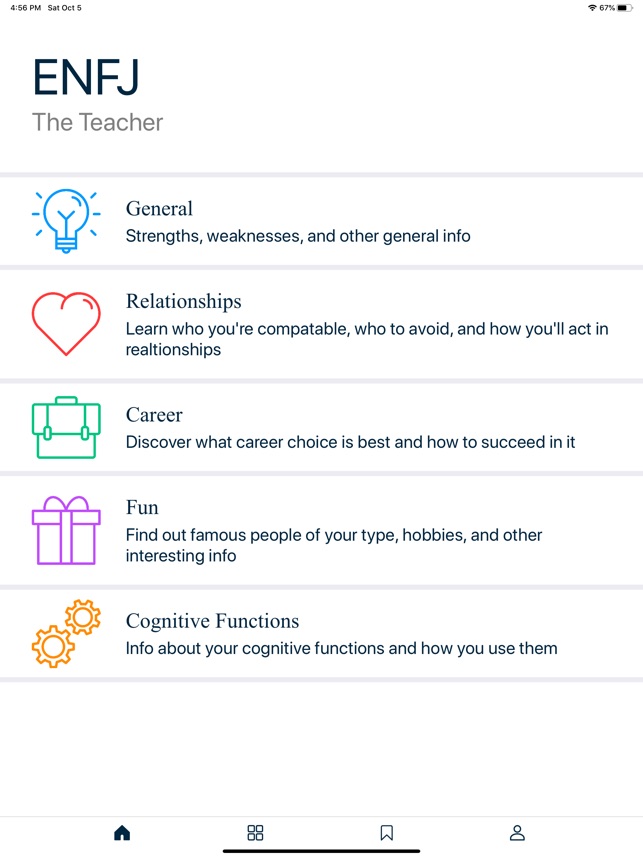 The Personality Types On The App Store