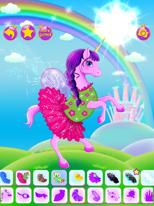 Captura 2 Juego de Vestir Unicornios iphone