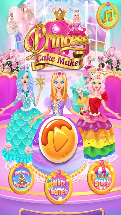 Rainbow Princess Cake Maker screenshot-4
