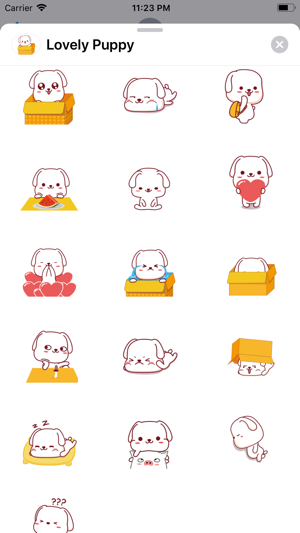 Lovely Puppy Animated Stickers(圖3)-速報App