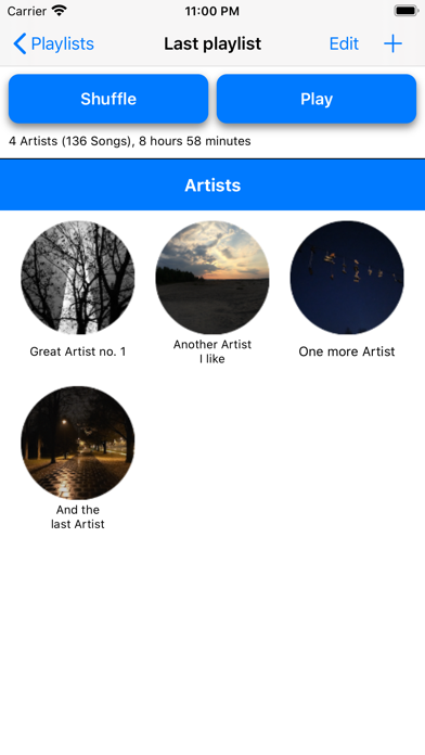 Playlists - make your own! screenshot 2