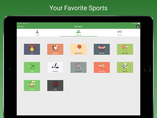 Sports Fan Quiz screenshot