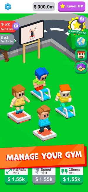 Idle Gym City - fitness tycoon