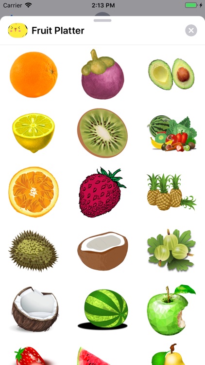 Fruit Platter Stickers