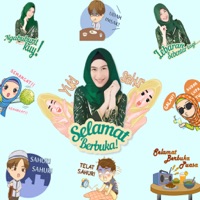 Ramadhan Stiker Hijab Girl apk
