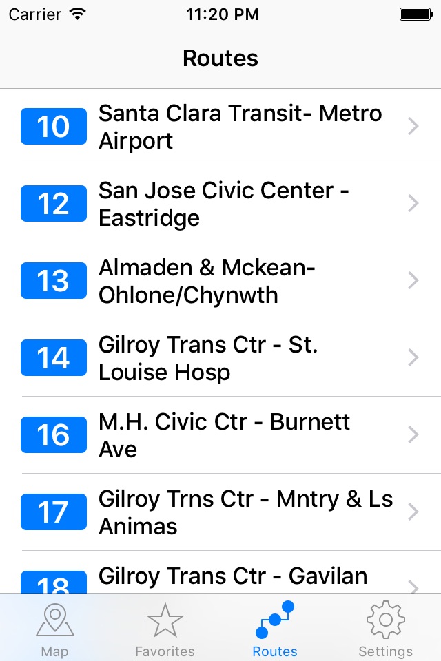 San Jose Transit screenshot 2