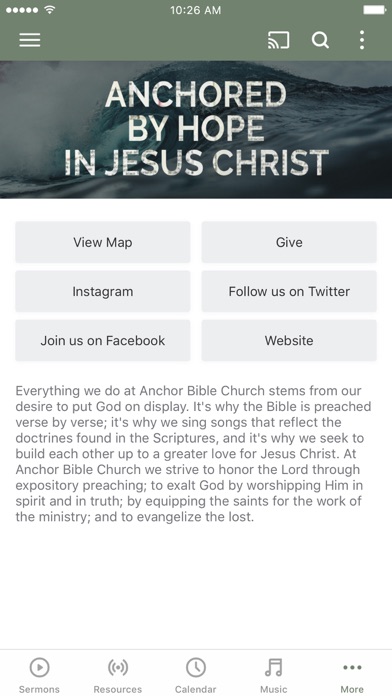 Anchor Bible Church screenshot 3