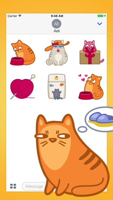 How to cancel & delete Midnight Cat Power Stickers Pack from iphone & ipad 1