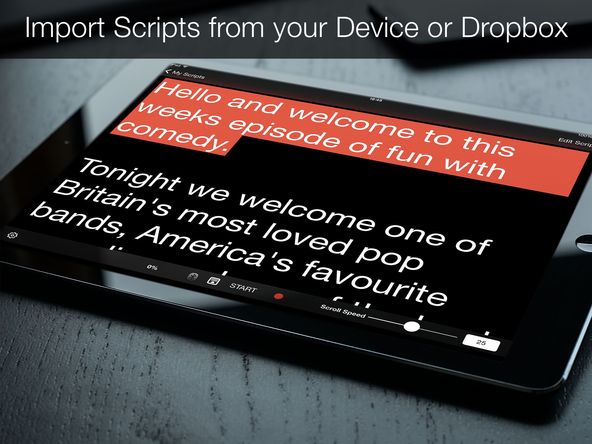 Teleprompter Pro screenshot 2