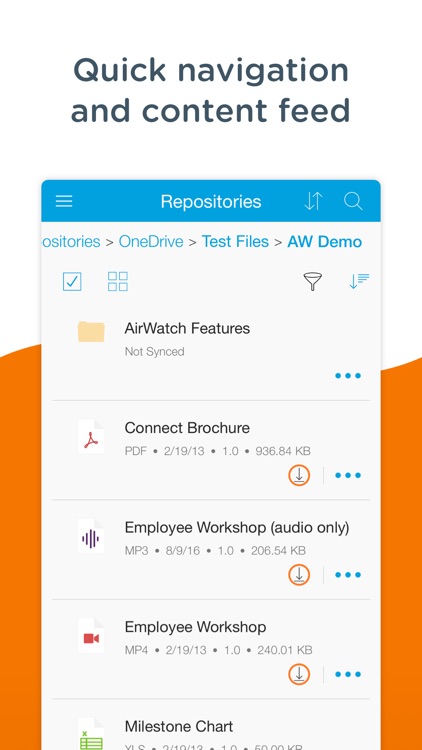 Content - Workspace ONE screenshot-3