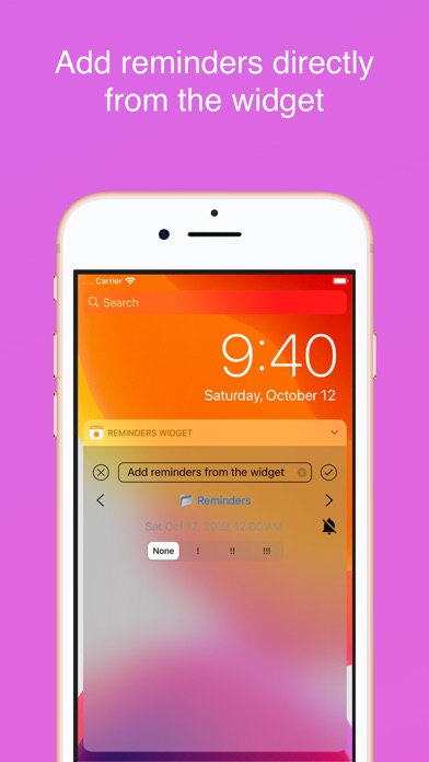 Reminders Widget screenshot1