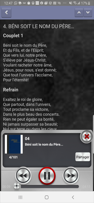 Chants d'Esperance Audio Pro+(圖3)-速報App