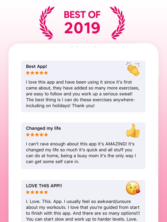 iPad Image of Workout for Women: Fitness App