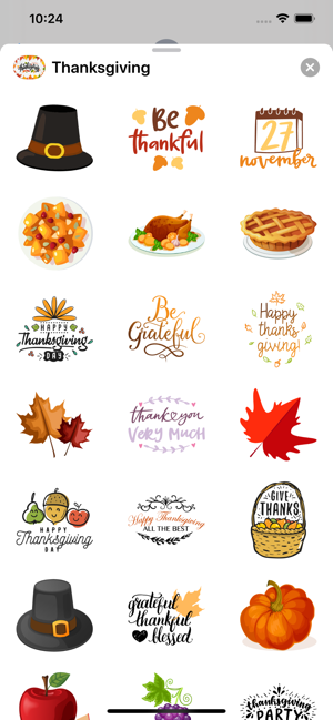 Thanksgiving Stickers · Pack(圖1)-速報App