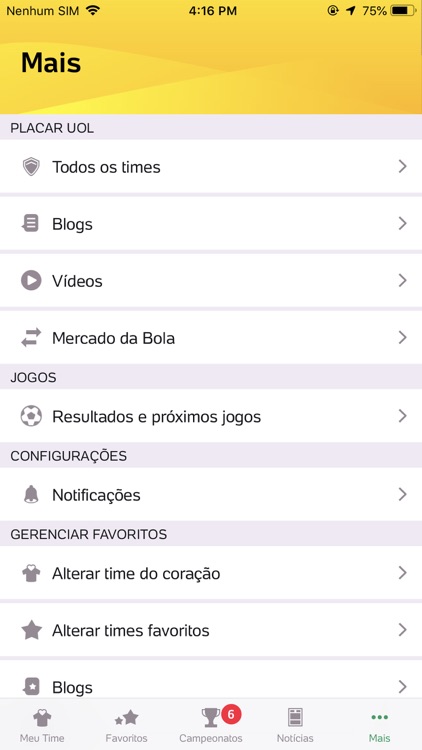 Placar UOL - Futebol screenshot-3