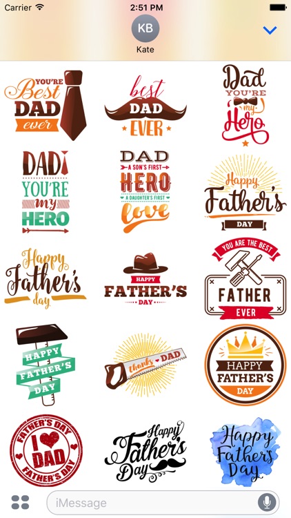 Father's Day Stickers