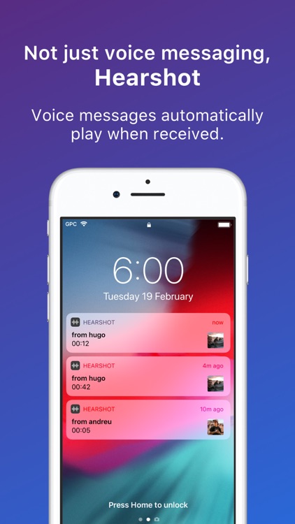 Hearshot Voice Messenger