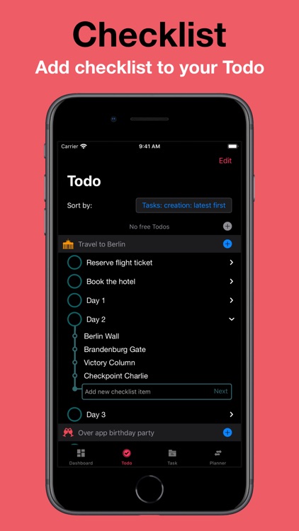 Over: Todo List & Task Manager screenshot-4