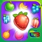 Play Fruit Frozen Frenzy , a delightfully fun "Match 3" fruit slicing game