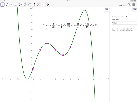 GeoGebra screenshot