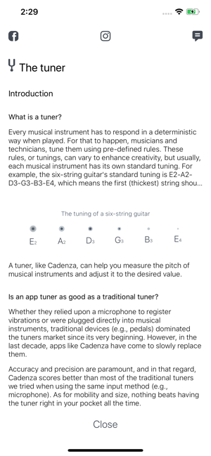 ‎Cadenza Musician's Kit Screenshot