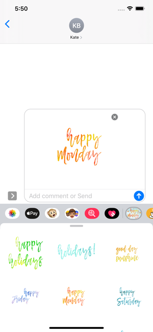 Happy Monday Sticker Pack(圖7)-速報App