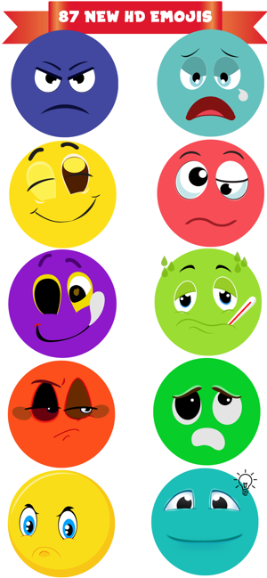 Big Emojis - Funny Stickers(圖4)-速報App