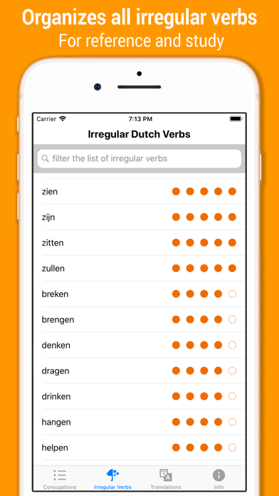 Dutch Verb Conjugations screenshot 4