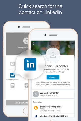 CamCard for Salesforce - náhled