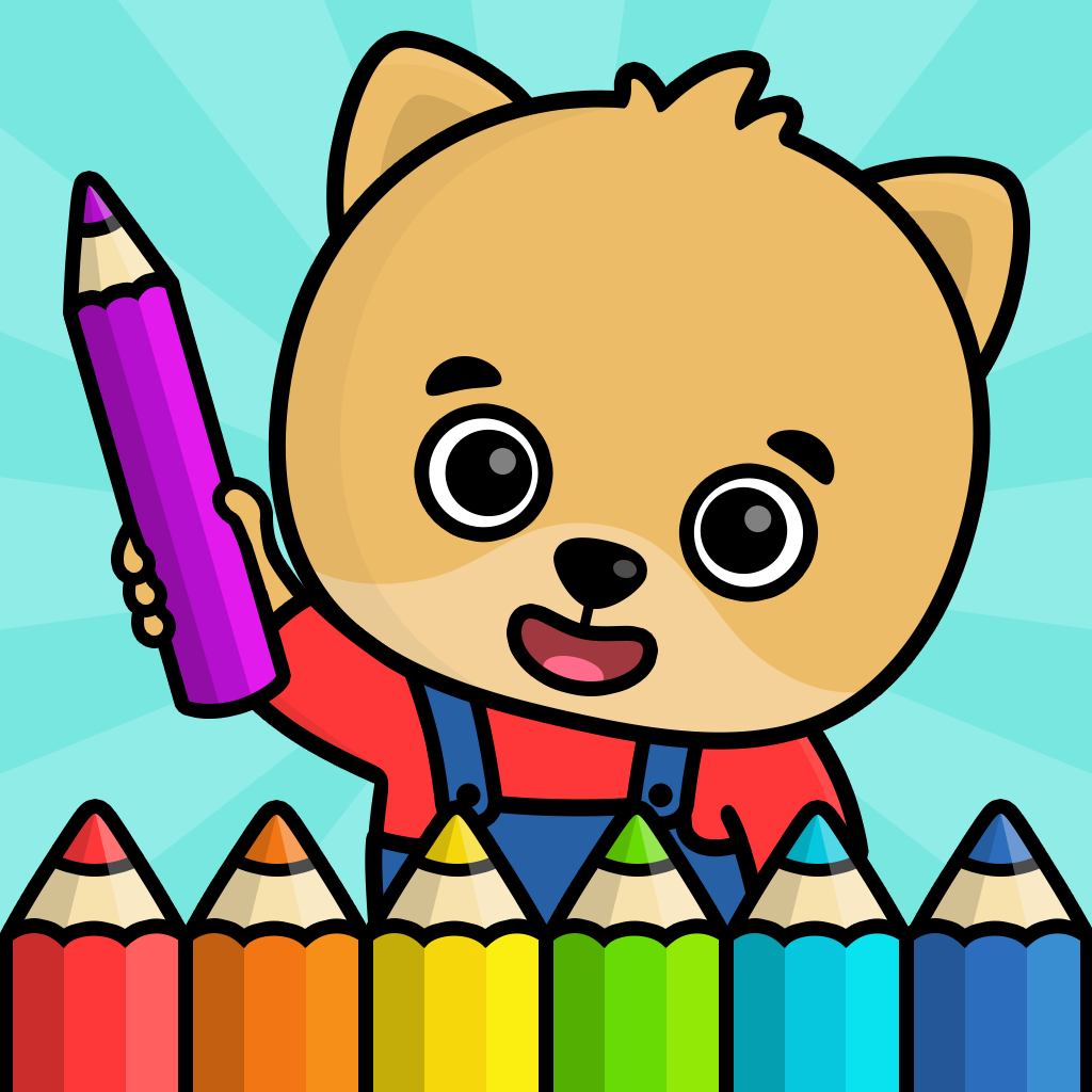 Baby coloring book for kids 2+ App Icon