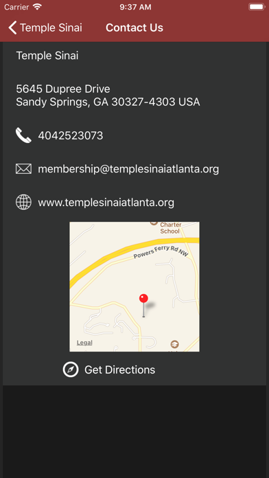 Temple Sinai ~ Atlanta screenshot 2