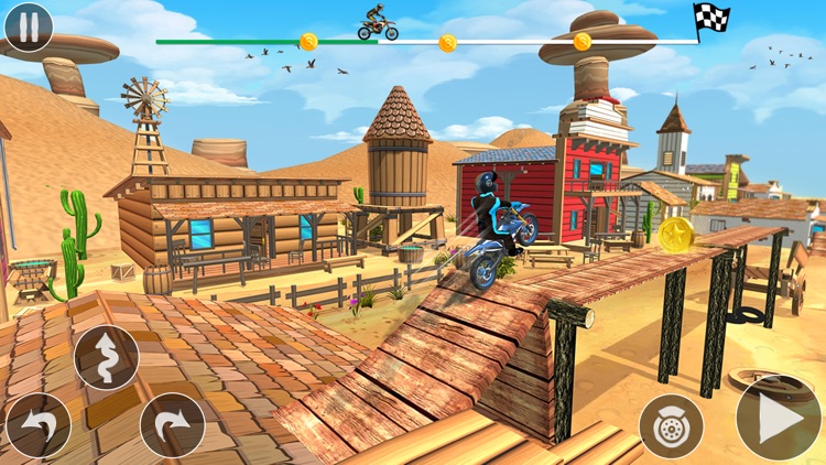 Tricky Stunt Bike Game screenshot-3