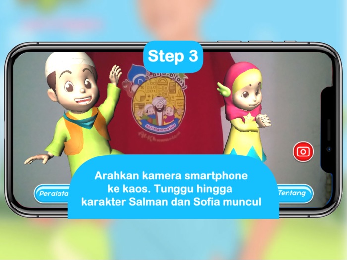 Kaos 4D AR Salman Sofia