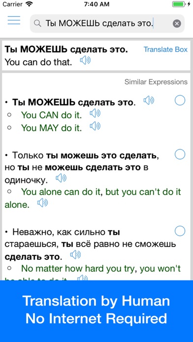 Russian Translator Offline screenshot 2