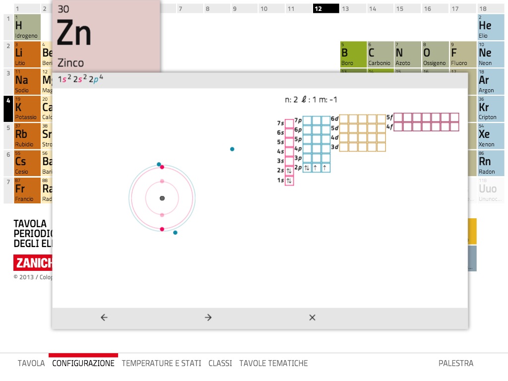 Tavola Periodica screenshot 2