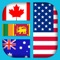 Guess the country name from flag shown in the best educational game ever