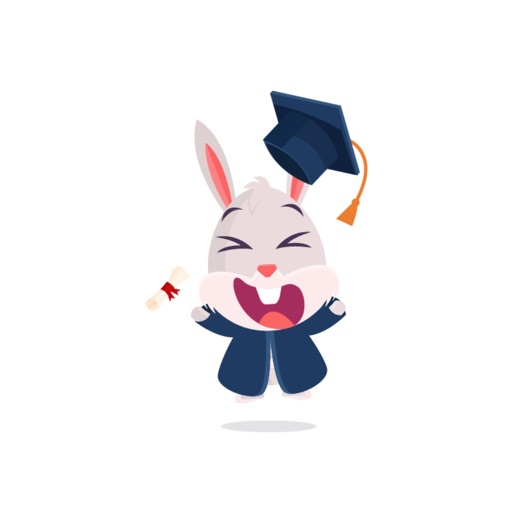 Bunny Smiley Stickers iOS App