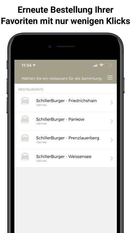 Schiller Burger App