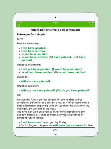 English Grammar:Verbs & tenses screenshot 3