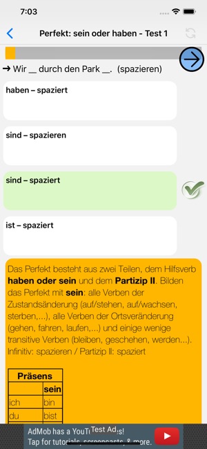 Deutsch Grammatik Test(圖3)-速報App