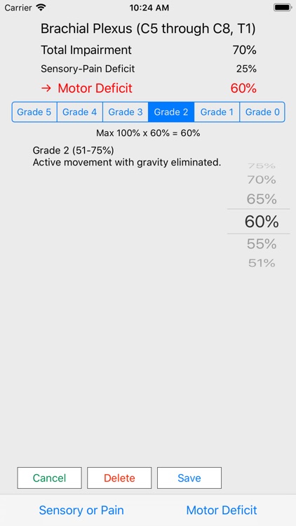 Impairment Calculator 4th ed. screenshot-7