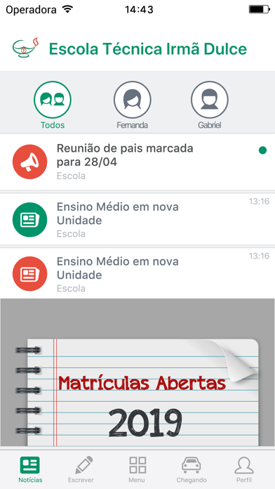 How to cancel & delete Escola Técnica Irmã Dulce from iphone & ipad 3