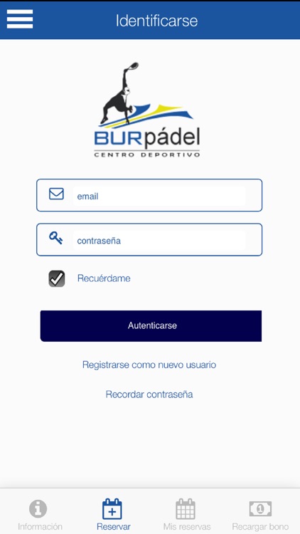 BurPadel Reservas