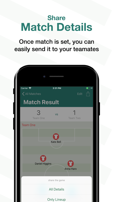 Match Lineup screenshot 4