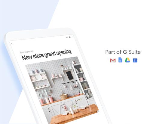 iPad Image of Google Docs: Sync, Edit, Share