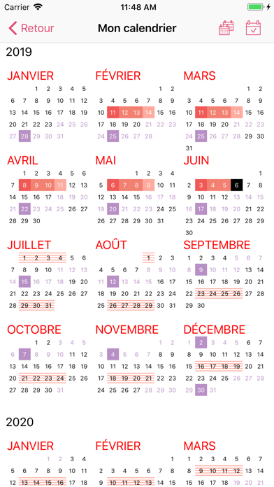 WomanLog Pro Calendrier WomanLog Pro Calendrier