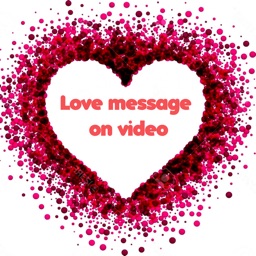 Love message on video