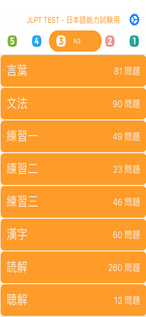 JLPT Test (N5-N1)(圖3)-速報App