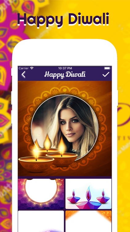 Diwali Photo Frame HD