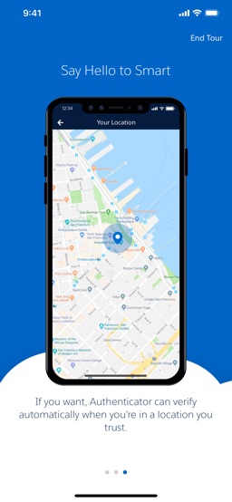 Salesforce Authenticator app screenshot